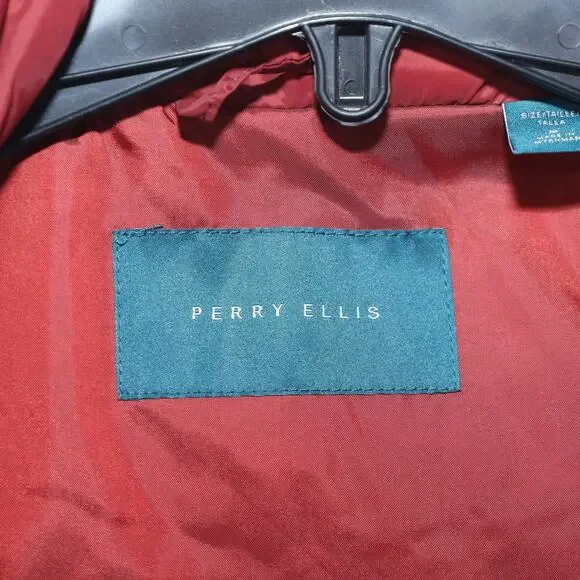 Perry Ellis Mens Lightweight Puffer Vest - Mens Medium - Russet Brown - NWT - Picture 7 of 8